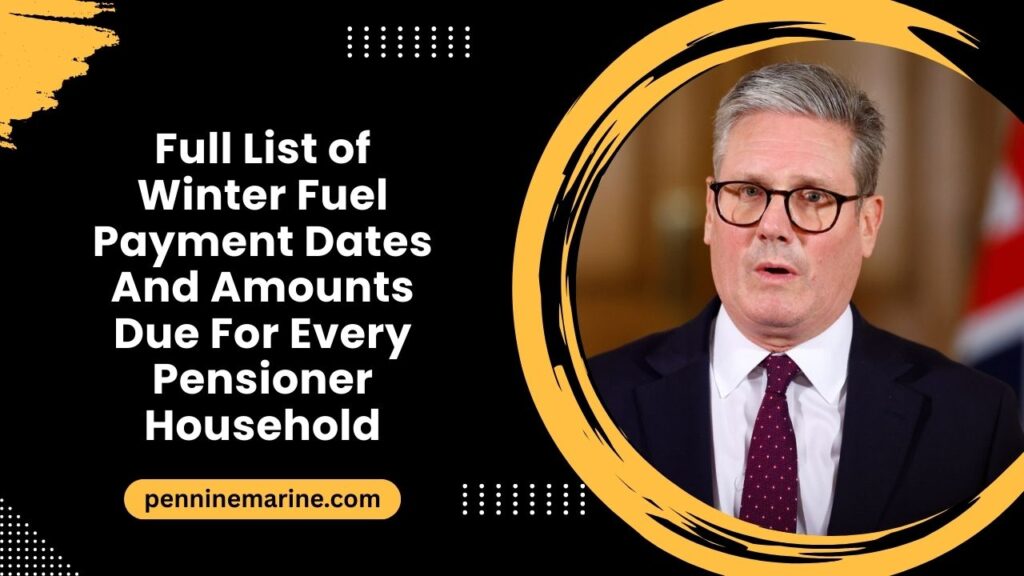 Full List of Winter Fuel Payment Dates And Amounts Due For Every Pensioner Household