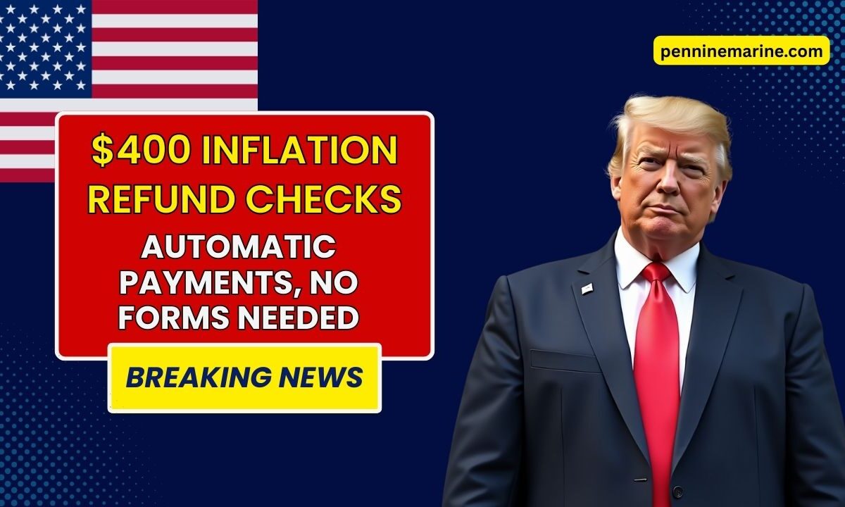 $400 Inflation Refund Checks 2025- Automatic Payments, No Forms Needed