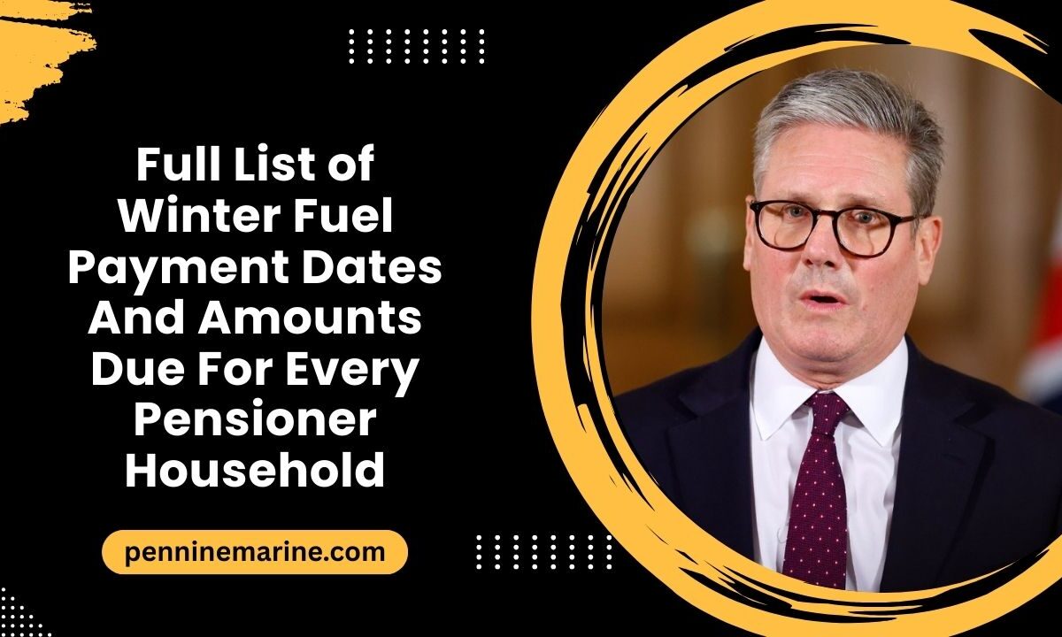 Full List of Winter Fuel Payment Dates And Amounts Due For Every Pensioner Household